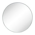 thumbnail image 3 of TEHOME Yolanta Chrome Round Mirror, 30 inches Diameter, Circle Wall, 3 of 5