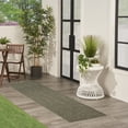 thumbnail image 4 of Nourison Tulum 2' x 6' Olive Outdoor Rug, 4 of 10