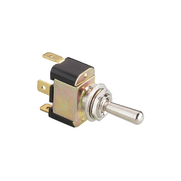 Attwood Toggle On/Off/On Switch, Metal Handle