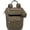Army Green, variant on BabbleRoo Widetop Waterproof Diaper Backpack with Insulated Bottle Pockets, Polyesterp- Dark Gray