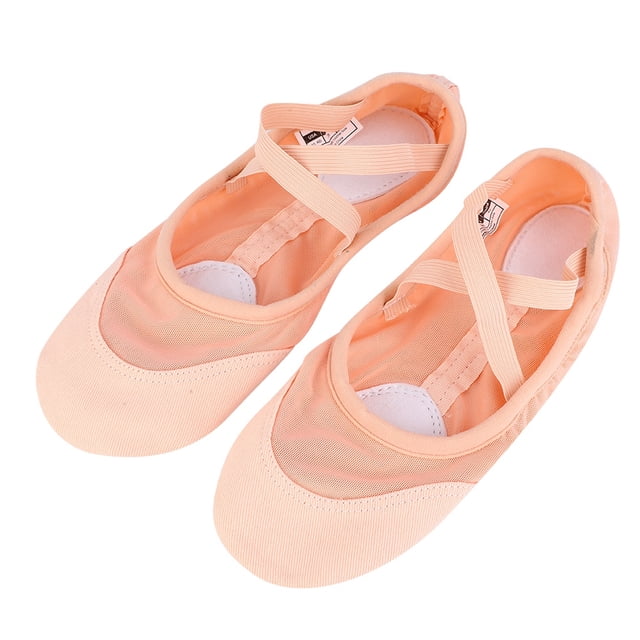 Zapatillas de ballet con suela dividida suave para adultos y niñas, zapatos de baile para principiantes, talla 40