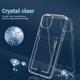 thumbnail image 6 of Nalacover Clear Wallet for iPhone 14 Plus Case, Rubber Shockproof Wallet Case with Card Holder Pocket, Slim Transparent Crystal Protective Card Slot Phone Case For iPhone 14 Plus, Clear, 6 of 10