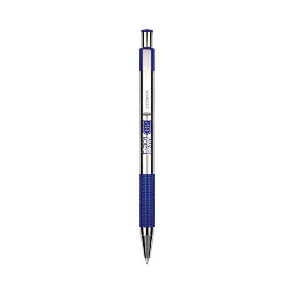 F-301 Ballpoint Pen, Retractable, Fine 0.7 Mm, Assorted Ink And Barrel Colors, 4/pack | Bundle of 2 Packs