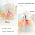 thumbnail image 3 of Rainbow Butterfly Dog dresses for Small Dog girl Puppy Lace Tutu Princess Dress Cat outfit Pet Butterfly Costume for Kitten Chihuahua Yorkie Pomeranian, 3 of 6