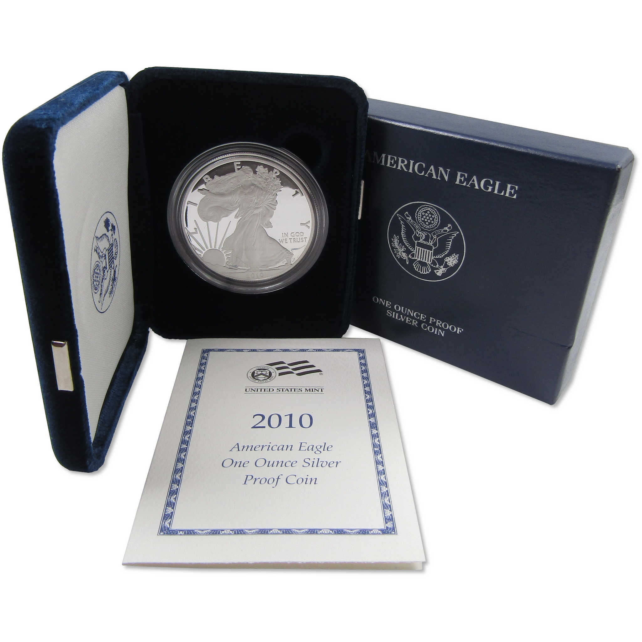 1998-W 4-Coin Proof American Platinum Eagle Set (w/Box & COA