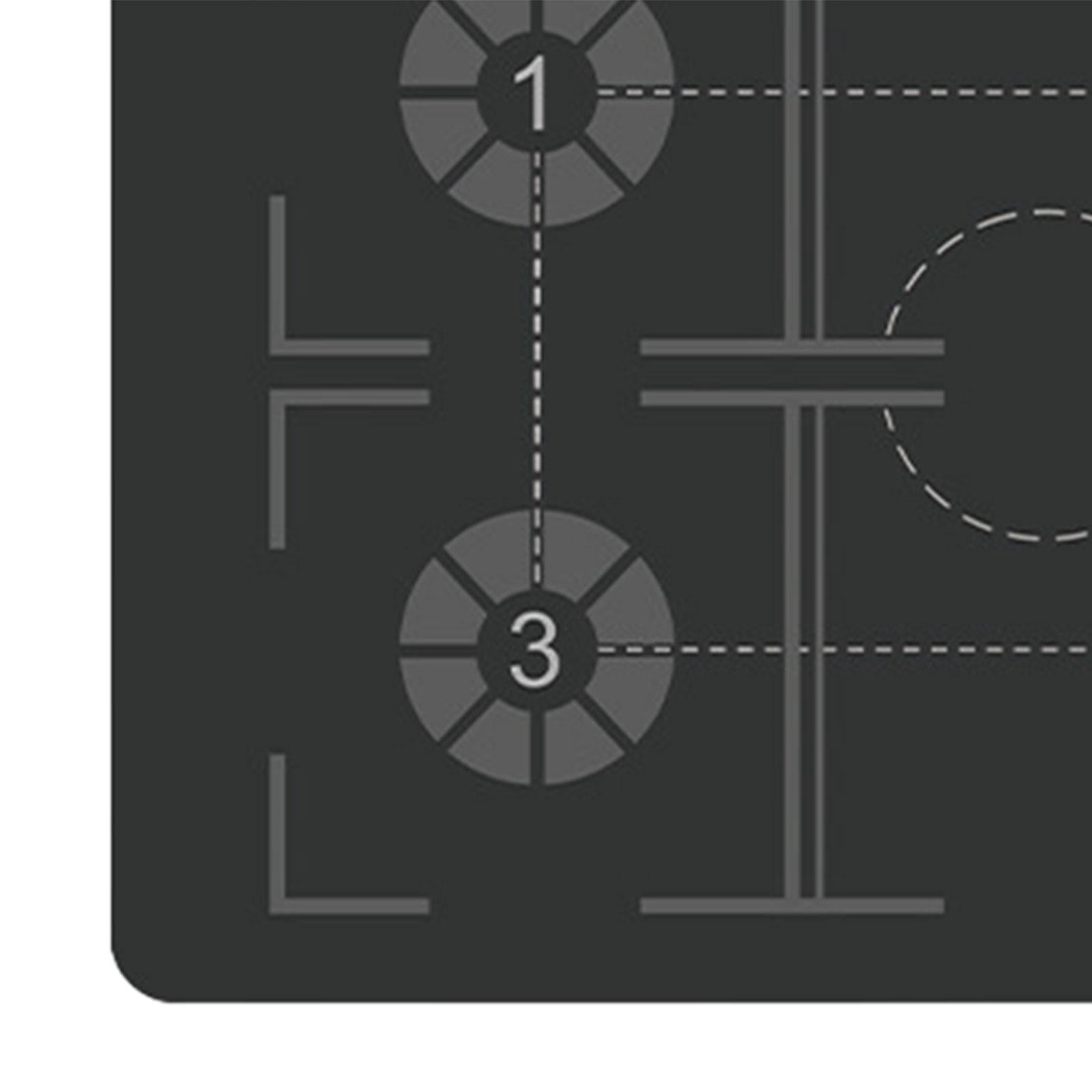 DimyFew Basketball Training Mat Antislip Mute Dribbling Ball Control Basketball Footstep Gray