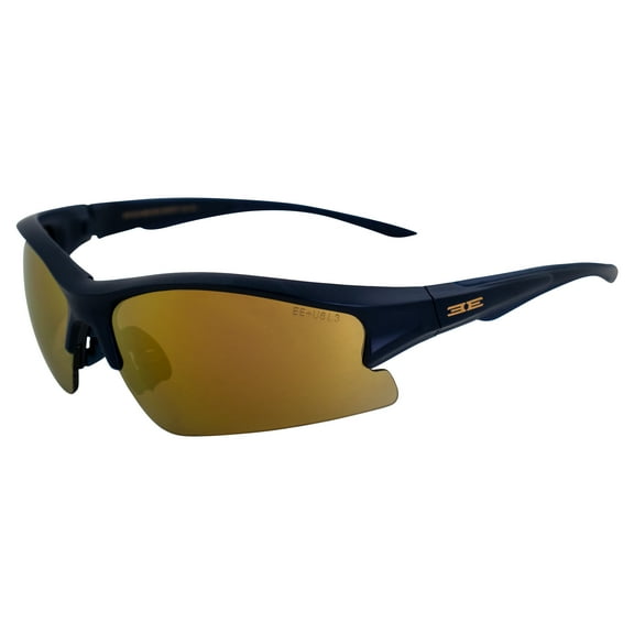 Epoch 1 Sport Golf Sunglasses Navy Polycarbonate Frames with Gold Mirror Lens