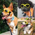 thumbnail image 5 of Dog Goggles Small Dog Sunglasses Medium Adjustable Strap for UV Sunglasses Waterproof Protection for Small Medium Dog - Yellow, 5 of 5