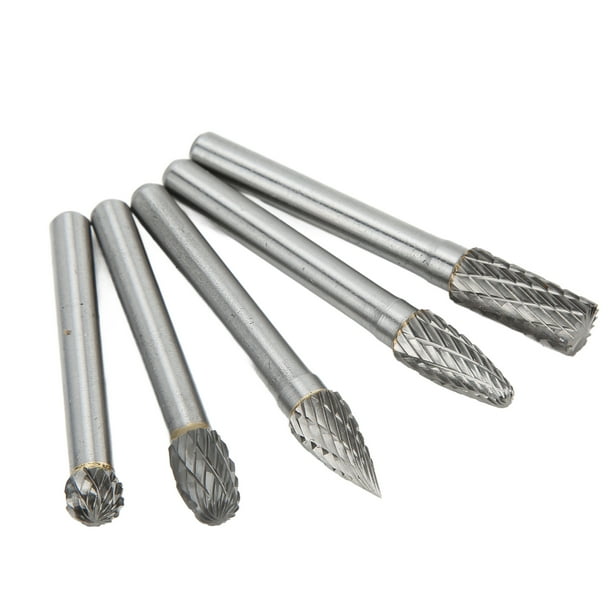 Die Grinder Bits High Strength Burrs Set Tungsten Carbide Double Cut For Metal Polishing Grinding Engraving Drilling Welding ADEFG ACDFG