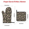thumbnail image 2 of Naloa Camouflage maple Oven Mitts and Pot Holders 4 pcs Set, Cooking Baking Grilling Kitchen Oven Glove for Cooking, 2 of 6