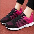 thumbnail image 5 of Domzle 12 Hour Shift Shoes For Women Slip On Wide Toe Box Walking Sneakers,Non-Slip Mesh Breathable Lightweight Sneakers,Arch Support For All-Day Standing Hot Pink 40, 5 of 6