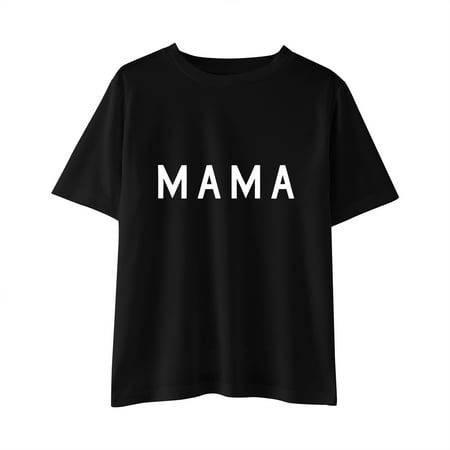 

B91xZ Toddler Tops Girls The Children Unisex Baby Toddler Boys Girls Short Sleeve Letters Prints Graphic T Shirt Top Sizes 5-6 Years