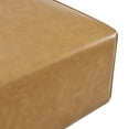 thumbnail image 5 of Modway Mingle Modern Faux Leather Upholstered Ottoman in Tan, 5 of 7