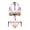 Dripping Ice Cream Cone Print, variant on Woodland Camo Halter Triangle Bikini Set - Sexy Tie Side Two Piece Swimsuit for Beach, Vacation & Pool Party - Quick Dry, Figure Hugging Swimwear for Women
