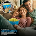 thumbnail image 5 of Popcornology Fresh Pop Silicone Microwave Popcorn Maker, Blue, Collapsible Design, 12-Cup Capacity, No Oil Required, 5 of 7