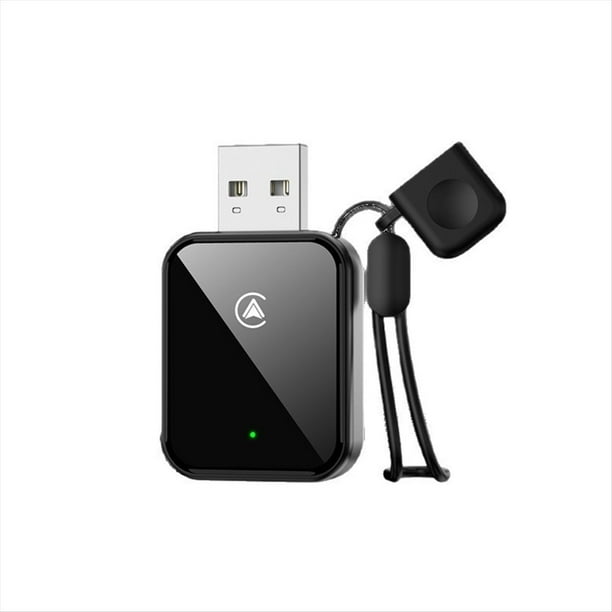 Adaptador Inalámbrico CarPlay: Minidispositivo Inteligente 2 en 1 con USB para IOS/Android Auto, Plug And Play.