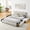 Beige, variant on Queen Size Upholstered Bed with Drawer Storage, Modern Chenille Fabric Platform Bed Frame with Headboard and Solid Base for Bedroom, Beige