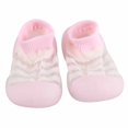 thumbnail image 2 of Calcetines de piso para bebé, transpirables, elásticos, antideslizantes, de algodón suave, flexibles, con plantilla infantil, color rosa, 4,9 pulgadas, 20/21, 2 of 12
