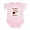 Petal Pink, variant on CafePress - Daddy's Little Rocker With Gu Infant Bodysuit - Baby Light Bodysuit, Size Newborn - 24 Months