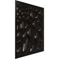thumbnail image 2 of Ekena Millwork 19 5/8"W x 19 5/8"H Shale EnduraWall Decorative 3D Wall Panel, Universal Metallic Carbon Mist (12-Pack for 32.04 Sq. Ft.), 2 of 6