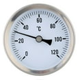 thumbnail image 1 of Wweixi Heating Hot 120o Stainless Bimetal Pipe Temperature Water-proof 63mm Dial Temp Gauge, 1 of 6