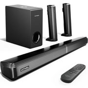 ULTIMEA 4.1ch Sound Bars for TV with Subwoofer, 2-in-1 Detachable Soundbar for TV, Bluetooth 5.3 Sound Bar, 3 EQ Modes & BASSMX TV Speakers, ARC/Optical/Aux, Wall Mount, Apollo S50 Detachable Series