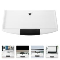 LULULION Under Desk Keyboard Tray Slide-Out Practical Space Saving Tray for Home Office