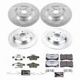 thumbnail image 3 of PowerStop Front and Rear Z26 Street Warrior Carbon-Fiber Ceramic Brake Pad and Drilled and Slotted Rotor Kit Fits: FORD Select Models K7319-26, 3 of 9
