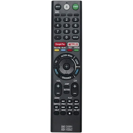 RMF-TX200U RMF-TX201U RMF-TX300U Replaced Voice Remote Fit for Bravia OLED TV XBR65Z9D/UC2 XBR65A1E XBR75Z9D XBR100Z9D XBR75Z9D/UC2