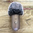 thumbnail image 3 of VONKY Fluffy Microphone Covers Furry Mic Headset Shatter-resistant Windscreen Thicken Widely-applicable for Protection, 3 of 5