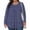 Tops-83Blue, variant on Plus Size Tops for Curvy Women Loose Fit Crew Neck Long Sleeve Tops Plus Size Nautical Striped Tunic Tops Classic B&W Pattern Vacation Cruise Wear