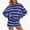 Blue women two piece lounge set a1, variant on BRELIL Women's Two Piece Outfits Striped Lounge Set Long Sleeve Round Neck Pullover Top with Shorts Casual Loose Knit Tracksuit for Summer Vacation Travel, Black S