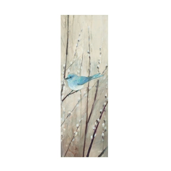 Trademark Fine Art 'Pretty Birds Neutral III' Canvas Art by Julia Purinton