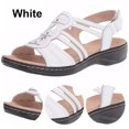 thumbnail image 1 of Sandalias Vestir Zapatos para Planas Ahuecadas Punta Abierta Antideslizante Mujer, 1 of 8