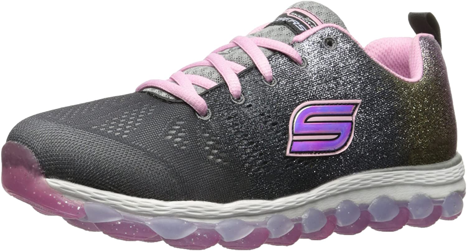 grey pink skechers