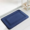 thumbnail image 5 of Blue Absorbent Bathroom Floor Mat | Non-Slip Foam Sponge Door Mat | 40x60cm Waterproof Entryway Rug for Toilet & Indoor Outdoor Use | Quick-Dry Washable Bath Rug, 5 of 8