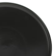 Gibson Soho Lounge Bowery 32 Piece Matte Black Stoneware Dinnerware Plates, Bowls, and Mugs Set - Service for 8