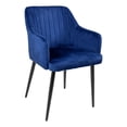 thumbnail image 2 of Set 2 Sillas Comedor Sillones Terciopelo Acolchadas Modernas, 2 of 5