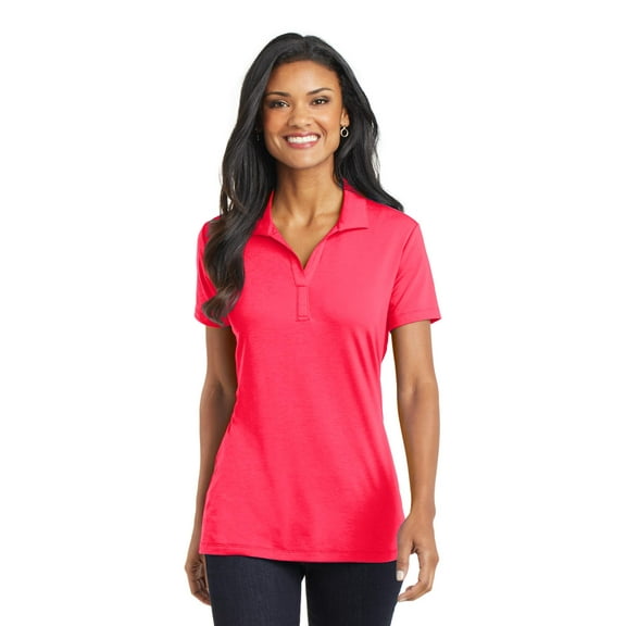 Port Authority Women’S Cotton Touch Performance Polo. L568.