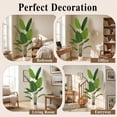 thumbnail image 6 of Easy4Home 5.3FT Artificial Plant Fake Tropical Palm Tree Potted Indoor Faux Floor Plant for Home Office Decor, White Pot, 6 of 8