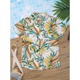 thumbnail image 3 of Sinleey Boys Hawaiian Shirts Kids Casual Vacation Aloha Print Button Down Short Sleeve Shirts Tops Type B 140, 3 of 7