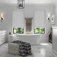 thumbnail image 2 of Blackout Motorized Cellular Shades for Window with Remote White 34 x 72, 2 of 7
