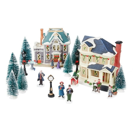 Holiday Time Village Accessory Set, 20 Pieces  Walmart.com