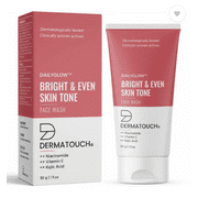 Dermatouch Bright & Even Tone with Niacinamide, Vitamin E and Kojic Acid Face Wash (30 g