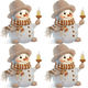 thumbnail image 1 of 4 Uds. 5D DIY Parcial Con Forma Especial Muñeco Nieve Navidad 30x30cm, 1 of 2