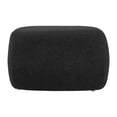 thumbnail image 3 of NPD Furniture Carlese Fabric Small Ottoman in Palladian Charcoal, 3 of 12