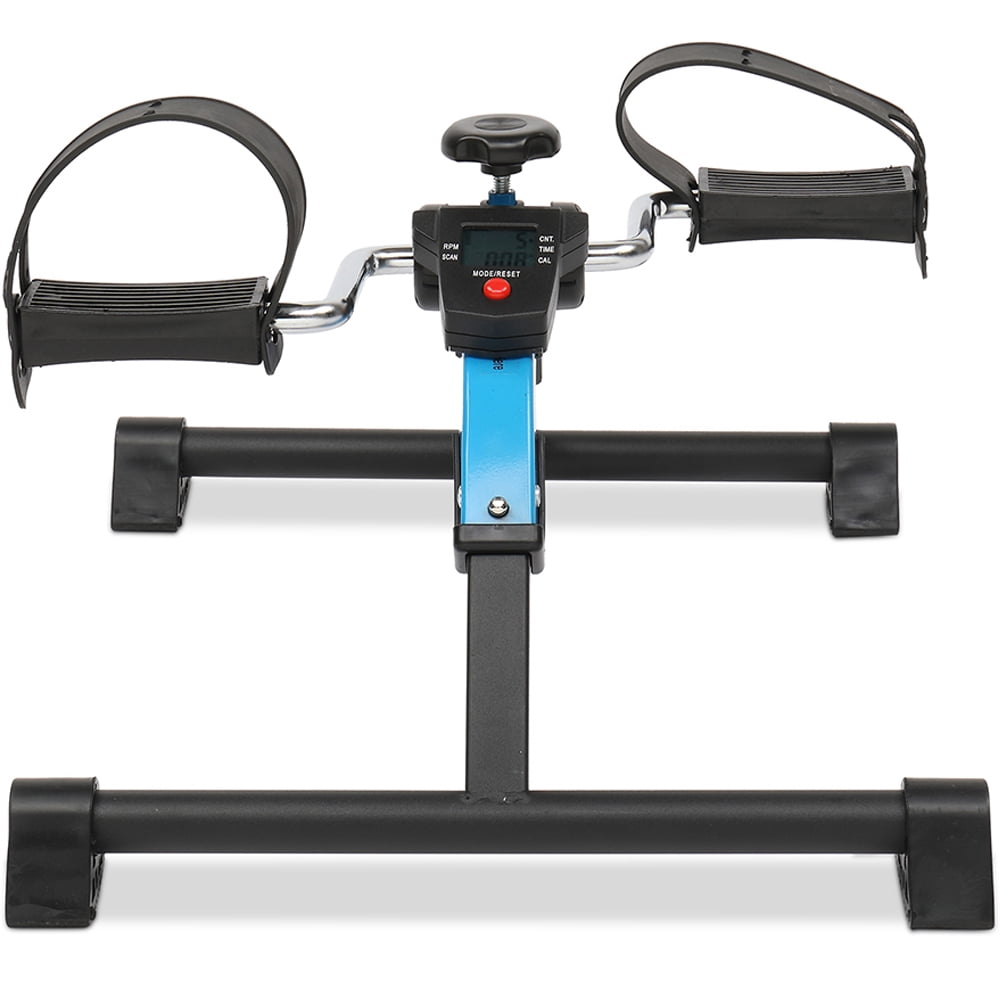 Hand Foot Pedal Exerciser, Folding Pedal Exerciser with Electronic