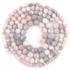thumbnail image 2 of Cuentas sueltas redondas de jaspe cebra rosa mate y pulido natural de 4/6/8/10 mm para hacer joyas, pulseras y collares de 15 pulgadas, 2 of 5