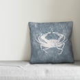 thumbnail image 3 of Creative Products Textured Blue Crab 26x26 Spun Poly Pillow, 3 of 3