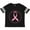 Football Black and White, variant on Inktastic Fight Against Breast Cancer Girls Toddler T-Shirt